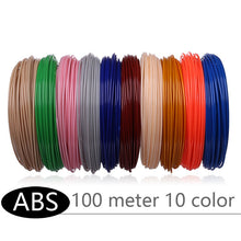 Load image into Gallery viewer, Original 3D Pen 3 d Printing Material 10 Meter 5/10/20 Color 1.75MM ABS Filament Plastic 3d refill For Kid Birthday Gift

