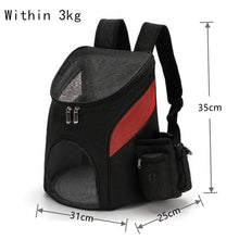 Load image into Gallery viewer, Outdoor Pet Travel Double Backpack Foldable Cat And Dog Pet Box Pet Supplies Travel Fashion Pet Carrying Front Bag
