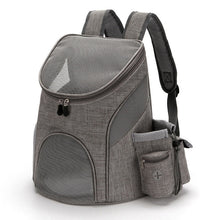 Load image into Gallery viewer, Outdoor Pet Travel Double Backpack Foldable Cat And Dog Pet Box Pet Supplies Travel Fashion Pet Carrying Front Bag
