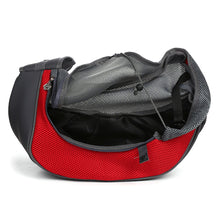 Load image into Gallery viewer, Outdoor Travel Pet Puppy Carrier Dog backpack Shoulder Bags Mesh Oxford Single Comfort Sling Handbag Tote Pouch dog
