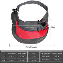 Load image into Gallery viewer, Outdoor Travel Pet Puppy Carrier Dog backpack Shoulder Bags Mesh Oxford Single Comfort Sling Handbag Tote Pouch dog
