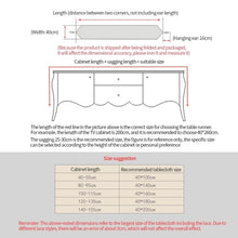 Load image into Gallery viewer, Oval Tablecloth Tassel Flag Dust Cover Modern Dining Table Cover Embroidered Tea Table Cloth Lace TV Cabinet Covers Home Decor
