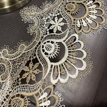Load image into Gallery viewer, Oval Tablecloth Tassel Flag Dust Cover Modern Dining Table Cover Embroidered Tea Table Cloth Lace TV Cabinet Covers Home Decor
