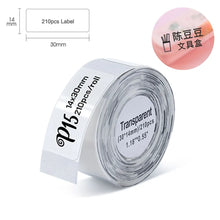 Load image into Gallery viewer, P15 Label Printer Label Tape Sticker Self-adhesive P15 Portable Thermal Label Maker Printing Paper Waterprood Adhesive Sticker

