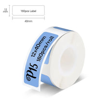 Load image into Gallery viewer, P15 Label Printer Label Tape Sticker Self-adhesive P15 Portable Thermal Label Maker Printing Paper Waterprood Adhesive Sticker
