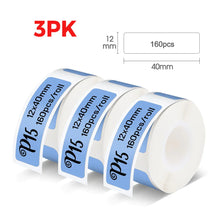 Load image into Gallery viewer, P15 Thermal Label Printer Similar as D11 D110 D101 Mini Label Maker Portable Sticker Label Machine or 3PK-6PK 12mm Label Paper
