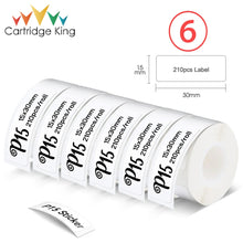 Load image into Gallery viewer, P15 Thermal Label Printer Similar as D11 D110 D101 Mini Label Maker Portable Sticker Label Machine or 3PK-6PK 12mm Label Paper
