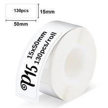 Load image into Gallery viewer, P15 White Label Tape Transparent P15 P12 Adhesive Label Paper Sticker for P15 P12 Marklife P15 P11 L12 Phomemo D30 Label Printer
