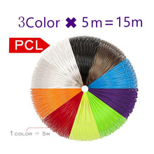 Load image into Gallery viewer, PCL Filament For 3D Pen Filament Diameter 1.75mm 100M Plastic Filament for 3D Printer Pen Child-Safe Refill
