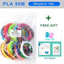 Load image into Gallery viewer, PLA/ABS 3D Pen Filament 10/20 Rolls 10M Diameter 1.75mm 200M Plastic Filament For 3D Pen 3D Printer pen,Color Does Not Repeat
