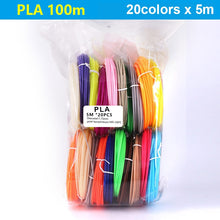 Load image into Gallery viewer, PLA/ABS 3D Pen Filament 10/20 Rolls 10M Diameter 1.75mm 200M Plastic Filament For 3D Pen 3D Printer pen,Color Does Not Repeat
