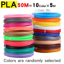 Load image into Gallery viewer, PLA Filament For 3D Pen Printing Material 10/20 Rolls 10M Diameter 1.75mm 200M No Smell Safety Plastic Refill for 3D Printer Pen
