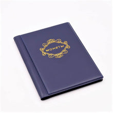 Load image into Gallery viewer, PU Leather Coin album 10 pages 120 pockets coin album for coins pockets Commemorative Coin,medallions badges collection book
