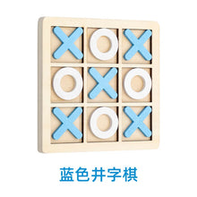 Load image into Gallery viewer, Parent-Child Interaction Wooden Board Game XO Tic Tac Toe Chess Funny Developing Intelligent Educational Toy Puzzles

