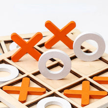 Load image into Gallery viewer, Parent-Child Interaction Wooden Board Game XO Tic Tac Toe Chess Funny Developing Intelligent Educational Toy Puzzles

