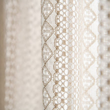 Load image into Gallery viewer, Curtain American Style Crochet Hollow Tassel Blackout Bedroom Kitchen Living Room Window Curtains for Home Decorate
