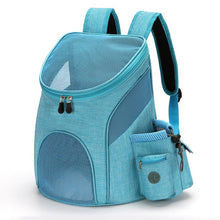 Load image into Gallery viewer, Pet Carriers Bag Cats Double Shoulder Bag Outdoor Travel Carrier Backpack With Safety Zippers Breathable Puppy Carrying Bag
