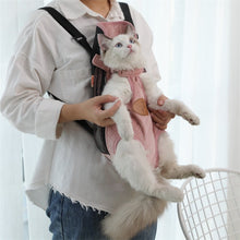 Load image into Gallery viewer, Pet Cat Carrier Bags Breathable Outdoor Pet Carriers Small Dog Cat Backpack Fashion Travel Pet Bag Transport Puppy Carrier
