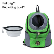 Load image into Gallery viewer, Pet Dog Carrier Bag Carrier For Dogs Backpack Out Double Shoulder Portable Travel Backpack Outdoor Dog Carrier Bag Travel Set
