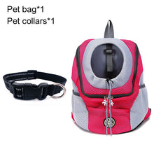Load image into Gallery viewer, Pet Dog Carrier Bag Carrier For Dogs Backpack Out Double Shoulder Portable Travel Backpack Outdoor Dog Carrier Bag Travel Set
