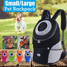 Load image into Gallery viewer, Pet Dog Carrier Pet Backpack Bag Portable Travel Bag Pet Dog Front Bag Mesh Outdoor Hiking Head Out Double Shoulder Sports NEW
