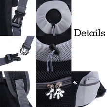 Load image into Gallery viewer, Pet Dog Carrier Pet Backpack Bag Portable Travel Bag Pet Dog Front Bag Mesh Outdoor Hiking Head Out Double Shoulder Sports NEW

