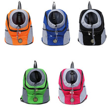 Load image into Gallery viewer, Pet Dog Carrier Pet Backpack Bag Portable Travel Bag Pet Dog Front Bag Mesh Outdoor Hiking Head Out Double Shoulder Sports NEW
