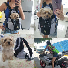Load image into Gallery viewer, Pet Dog Carrier Pet Backpack Bag Portable Travel Bag Pet Dog Front Bag Mesh Outdoor Hiking Head Out Double Shoulder Sports NEW
