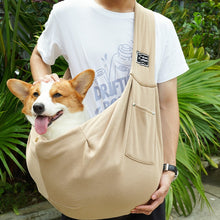 Load image into Gallery viewer, Pet Dog Shoulder Bags Carrier Bag Outdoor Travel Puppy Dogs Single Comfort Sling Handbag Tote Pouch Kitten Corgi Transport Pets
