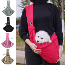 Load image into Gallery viewer, Pet Puppy Carrier Bag Cats Puppy Outdoor Travel Dog Shoulder Bag Cotton Single Comfort Sling Handbag Tote Pouch

