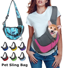 Load image into Gallery viewer, Pet Puppy Carrier S/L Outdoor Travel Dog Shoulder Bag Mesh Oxford Single Sling Handbag Comfort Tote Pouch Breathable Cat Bag
