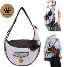Load image into Gallery viewer, Pet Supplies Puppy Carrier Outdoor Travel Dog Shoulder Bag Mesh Oxford Single Comfort Sling Handbag Tote Pouch
