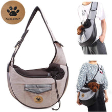Load image into Gallery viewer, Pet Supplies Puppy Carrier Outdoor Travel Dog Shoulder Bag Mesh Oxford Single Comfort Sling Handbag Tote Pouch
