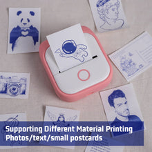Load image into Gallery viewer, Phomemo 3 Rolls Self-adhesive Transparent Sticker Thermal Paper for T02 M02X Label Sticky DIY Photo Texts Study Notes Printing
