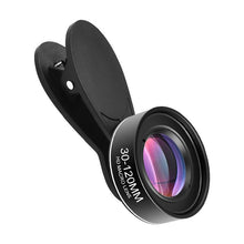 Load image into Gallery viewer, Phone Camera Lens 30-120mm Macro Lens Long Distance 4K HD Mobile Phones Accessories Lens+CPL+Star Filter for iPhone X Smartphone
