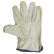 Load image into Gallery viewer, Pig Skin Leather Gloves  Mens Work Safety Working Mens Mechanical Repairing Womens Gardening Gloves
