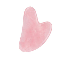 Load image into Gallery viewer, Pink Crystal Jade Roller Scraping Plate Facial Beauty Jade Roller Crystal Scraping Plate Massage Set
