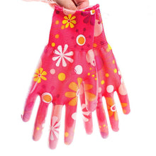 Load image into Gallery viewer, Planting Yard Cleaning Palm-Coated Floral Garden Gloves Women Non-Slip Working Gloves Non-Slip Household Labor Protection Gloves
