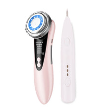 Load image into Gallery viewer, Plasma Pen + Facial Massager Beauty Skin Care Sets Freckle Remove Pen Wart Remover Mole Pen LED Photon Skin Rejuvenation Tools
