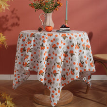 Load image into Gallery viewer, Polyester Linen Lace Edge Tablecloth, Rectangular Tassels Dust-Proof Table Cover,for Kitchen Dinning Table Home Decor
