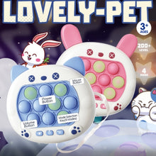 Load image into Gallery viewer, Pop Light Fidget Game Quick Push Bubble Game Handle Toys Boys &amp; Girls Anti-Stress Toys with LED Game Machine Relieve Stress Toys

