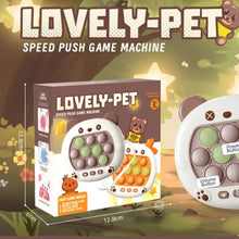 Load image into Gallery viewer, Pop Light Fidget Game Quick Push Bubble Game Handle Toys Boys &amp; Girls Anti-Stress Toys with LED Game Machine Relieve Stress Toys

