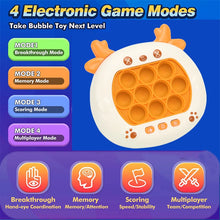 Load image into Gallery viewer, Pop Light Fidget Game Quick Push Bubble Game Handle Toys Boys &amp; Girls Anti-Stress Toys with LED Game Machine Relieve Stress Toys
