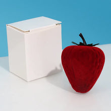 Load image into Gallery viewer, Popular Strawberry Box Cute Jewelry Boxes Ring Flocking Storage Box Fashion Earring Jewelry Box Birthday Gift
