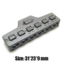Load image into Gallery viewer, Port Sharing Box 3/6 Ports Distribution Railway Layout Wire Connector Cable Splitter for LED Lighting Terminal Block Connection
