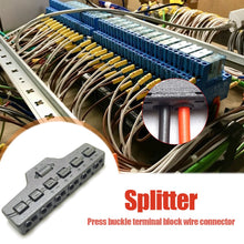 Load image into Gallery viewer, Port Sharing Box 3/6 Ports Distribution Railway Layout Wire Connector Cable Splitter for LED Lighting Terminal Block Connection
