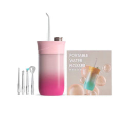 Load image into Gallery viewer, Portable Dental Oral Irrigator Water Flosser Pick Mouth Cleaning Machine Irri USB rechargeable Scaler Dental Irrigator For Teeth 0ral irrigator
