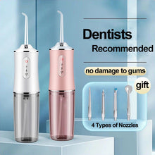 Load image into Gallery viewer, Portable Dental Oral Irrigator Water Flosser Pick Mouth Cleaning Machine Irri USB rechargeable Scaler Dental Irrigator For Teeth 0ral irrigator
