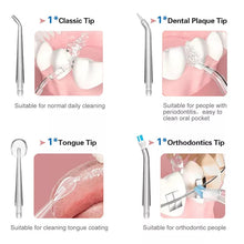 Load image into Gallery viewer, Portable Dental Oral Irrigator Water Flosser Pick Mouth Cleaning Machine Irri USB rechargeable Scaler Dental Irrigator For Teeth 0ral irrigator
