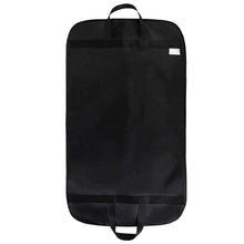 Load image into Gallery viewer, Portable Dustproof Non-Woven Garment Bag Suit Storage Bag Cover For Clothes Suit Bag Trunk Black Holdall Dress Jacket Dust Cover
